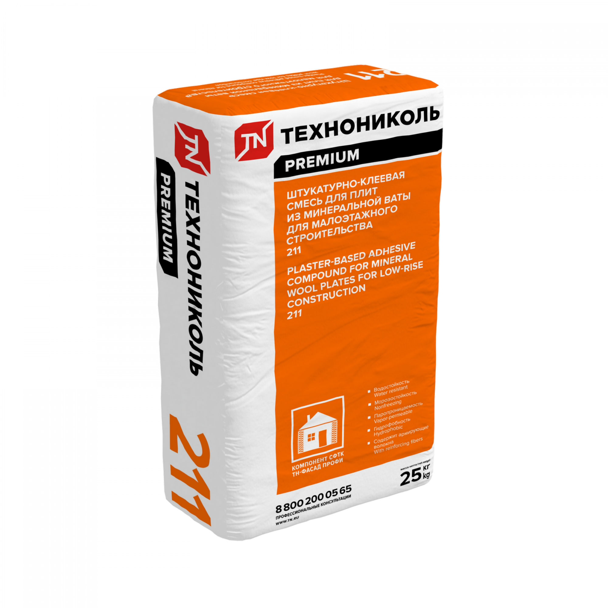 Штукатурно-клеевая смесь для плит из минеральной ваты Технониколь 211