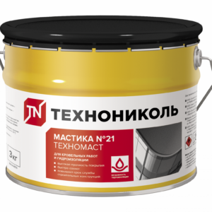 Мастика кровельная №21 (Техномаст) ведро 3 кг (4 шт)