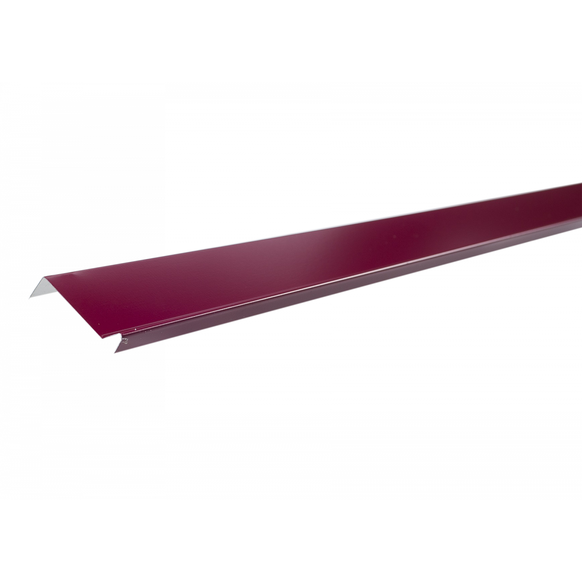 Планка примыкания полиэстер RAL 3005 красный пачка