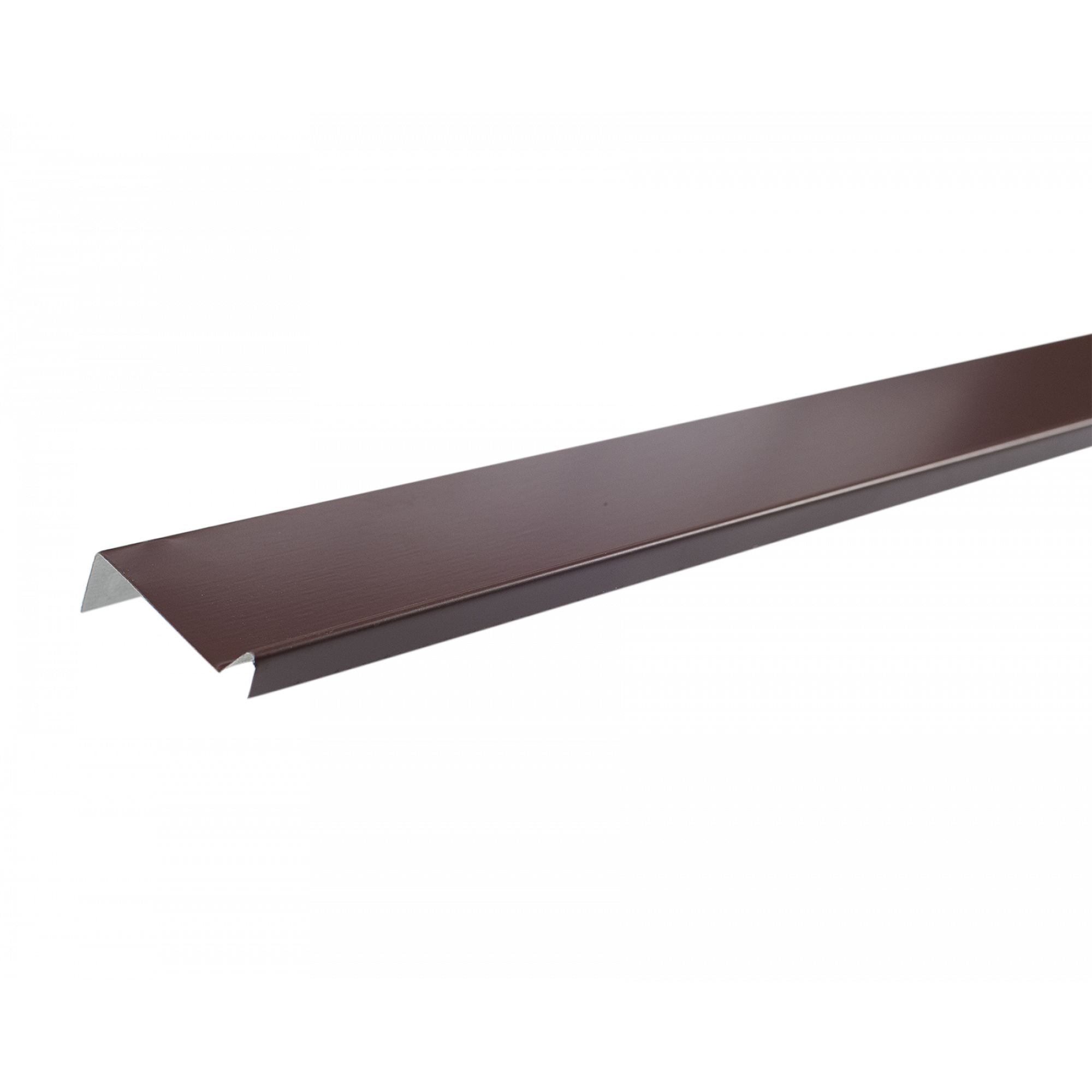 Планка примыкания полиэстер RAL 8017 коричневый пачка