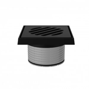 Надставной элемент с чугунным подрамником и чугунной решеткой с незамерзающим затвором для трапов 31